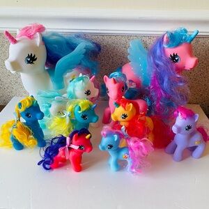 Lot of 10 Girls Pony Unicorns GiGo Wonder Pony Land